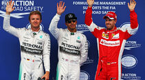 Hamilton - Rosberg - Vettel - GP Österreich - Qualifiying - Formel 1 - Samstag - 20.6.2015