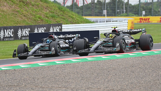 Hamilton & Russell - Mercedes - Formel 1 - GP Japan - Suzuka - 22. September 2023