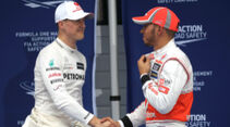 Hamilton & Schumacher - GP China 2012