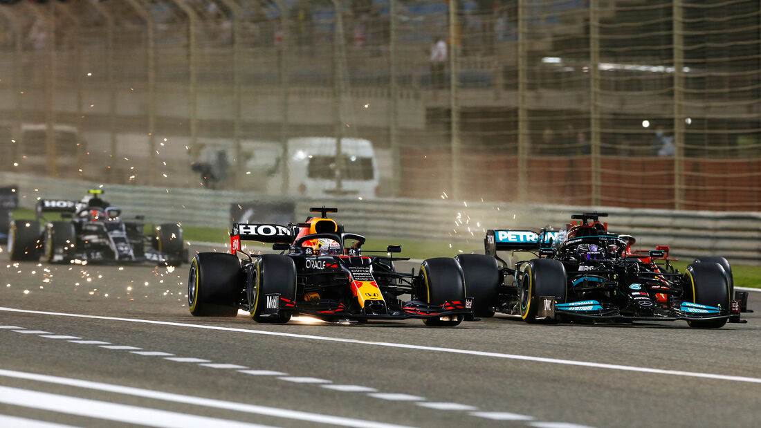 Hamilton - Verstappen - Formel 1 - GP Bahrain 2021 - Rennen 