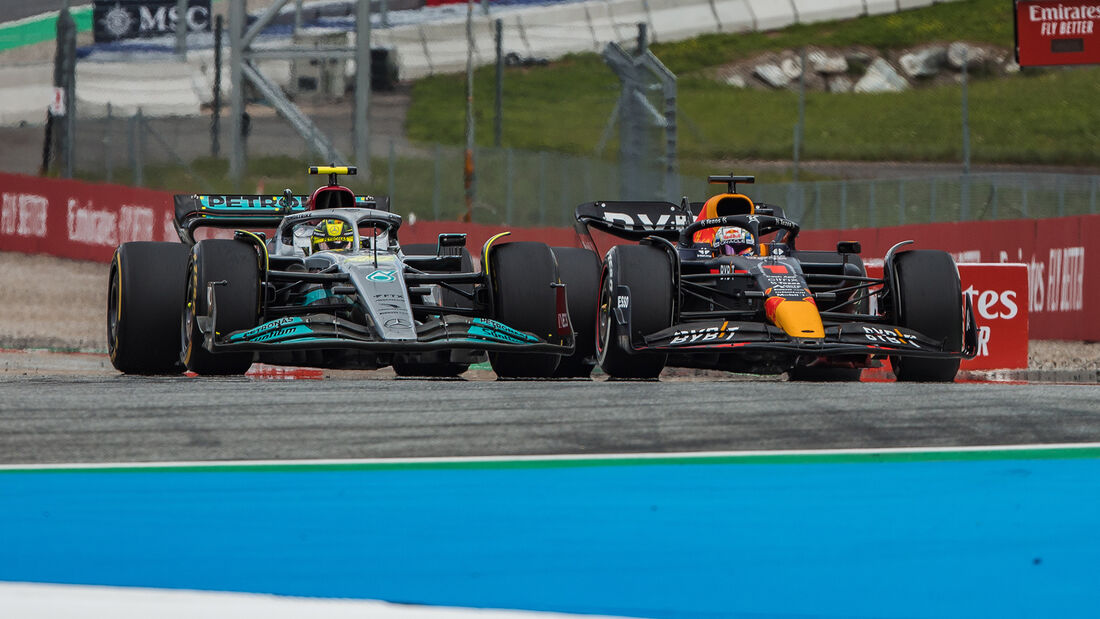 Hamilton - Verstappen - Formel 1 - GP Österreich 2022 - Spielberg - Rennen