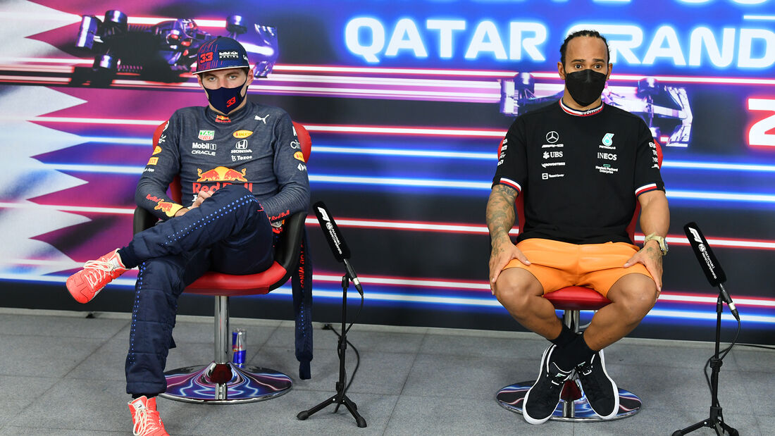 Hamilton & Verstappen - GP Katar 2021