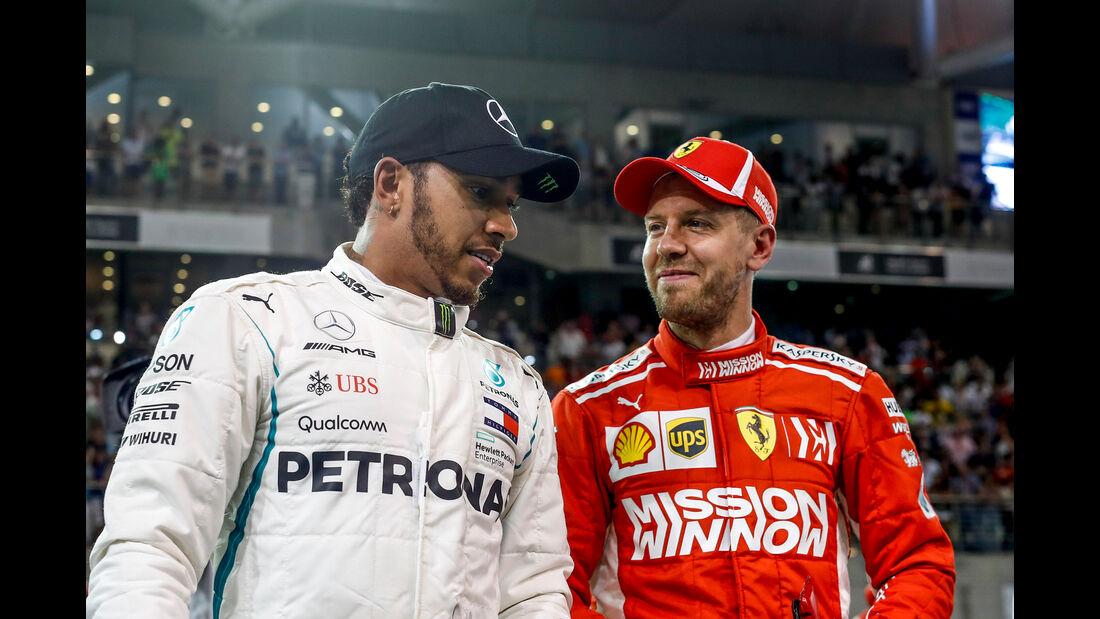 Hamilton & Vettel - Formel 1 - GP Abu Dhabi  -24. November 2018