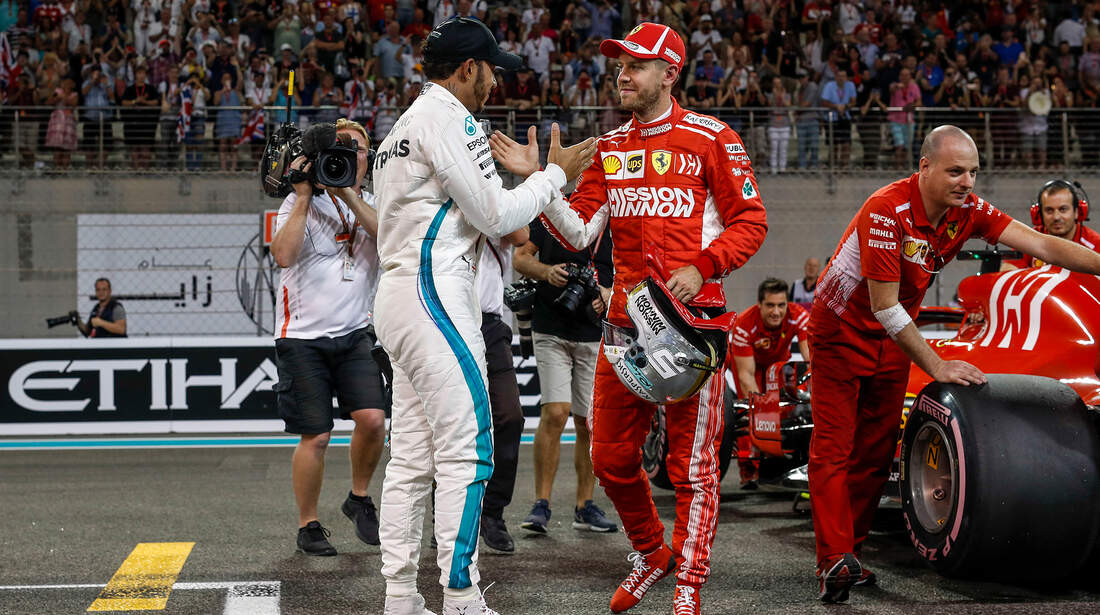 Hamilton & Vettel - Formel 1 - GP Abu Dhabi -24. November 2018