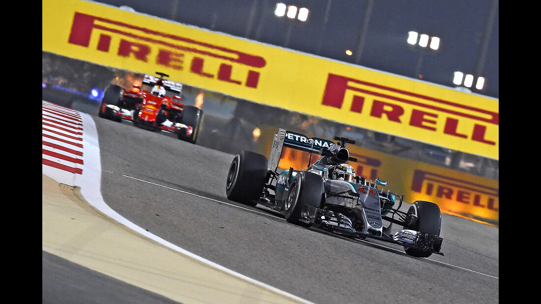 Hamilton & Vettel - Formel 1 - GP Bahrain - 18. April 2015
