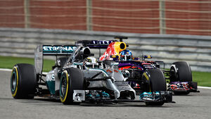 Hamilton & Vettel - Formel 1 - GP Bahrain - Sakhir - 5. April 2014