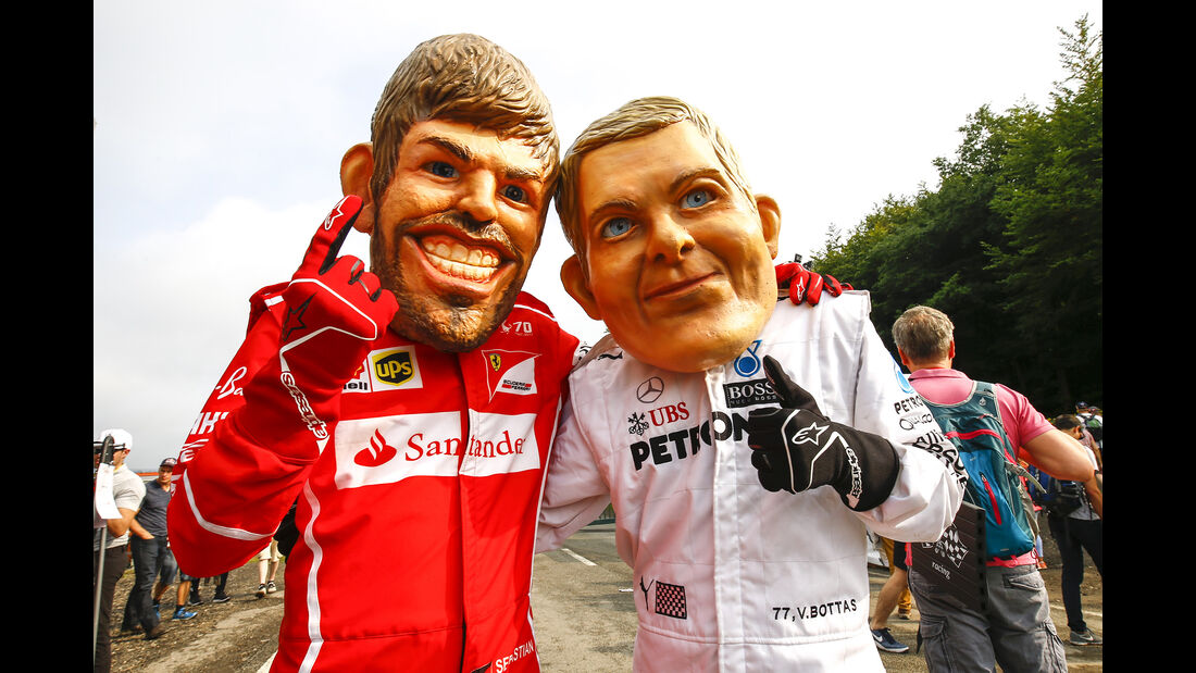 Hamilton & Vettel - Formel 1 - GP Belgien - Spa-Francorchamps - 26. August 2017