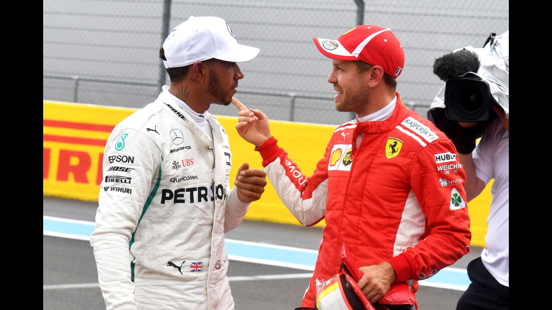 Hamilton & Vettel - Formel 1 - GP Frankreich - Circuit Paul Ricard - Le Castellet - 23. Juni 2018