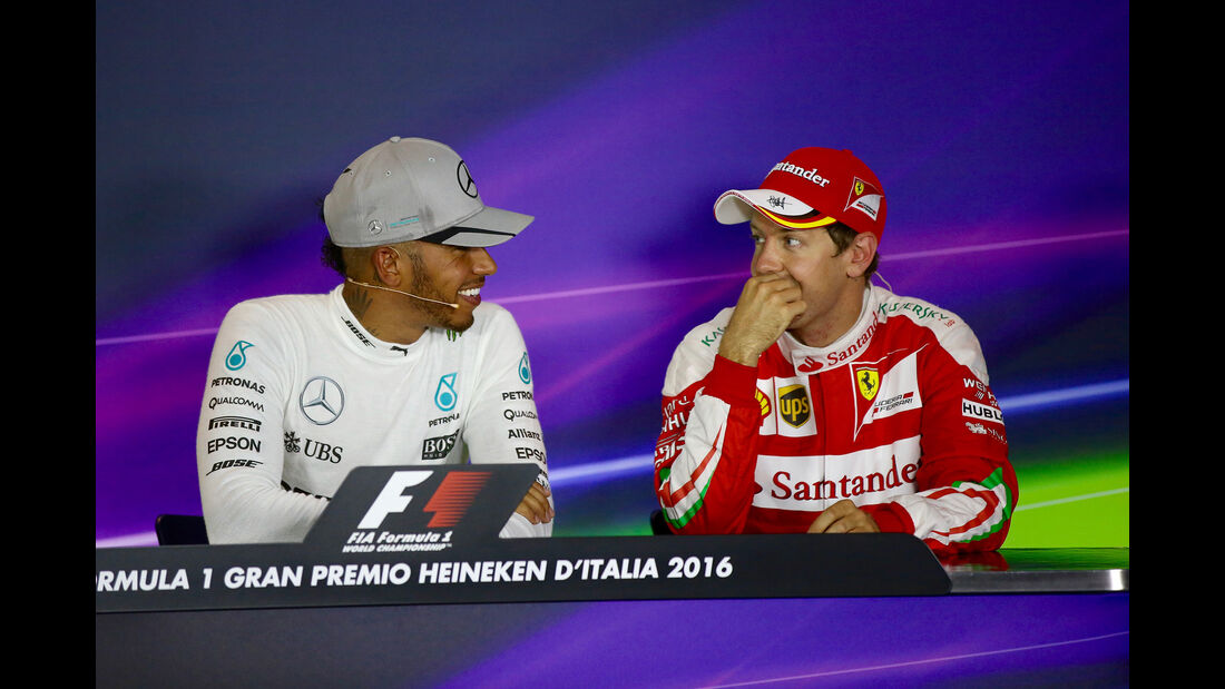 Hamilton & Vettel - Formel 1 - GP Italien - Monza - 3. September 2016