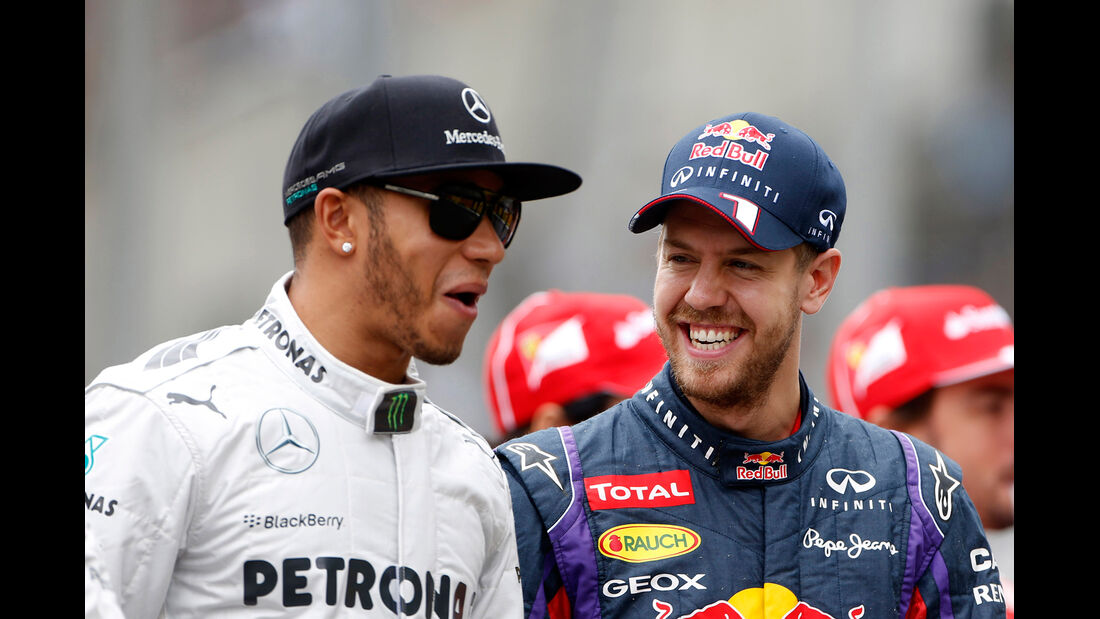 Hamilton & Vettel - GP Brasilien 2013