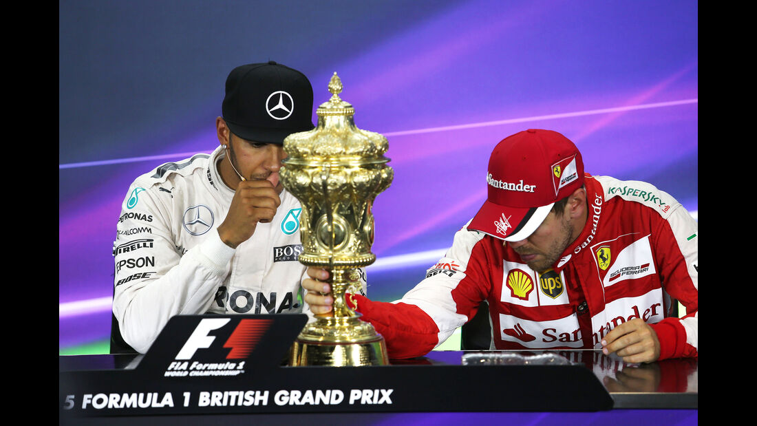 Hamilton & Vettel - GP England 2015