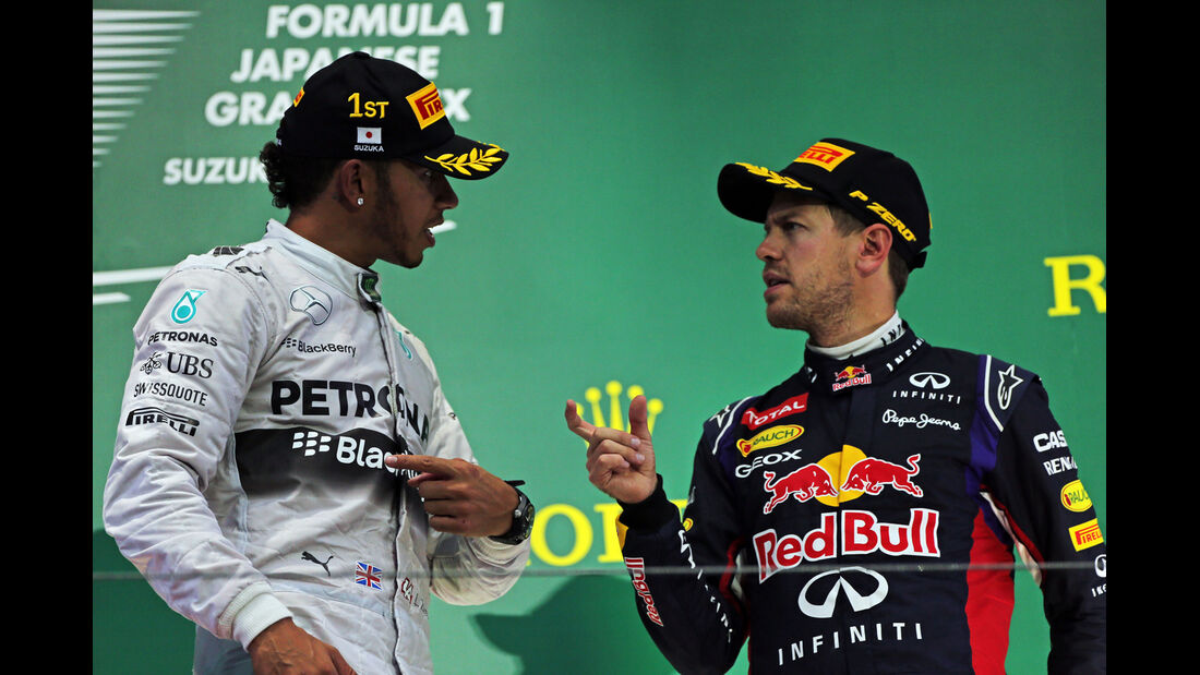 Hamilton & Vettel - GP Japan 2014
