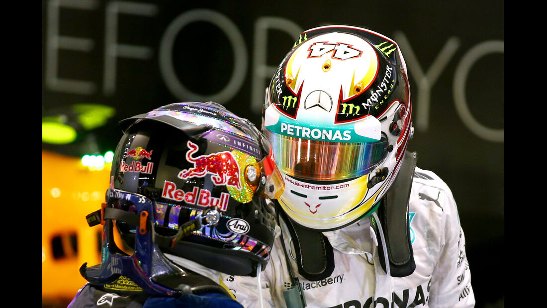 Hamilton & Vettel - GP Singapur 2014