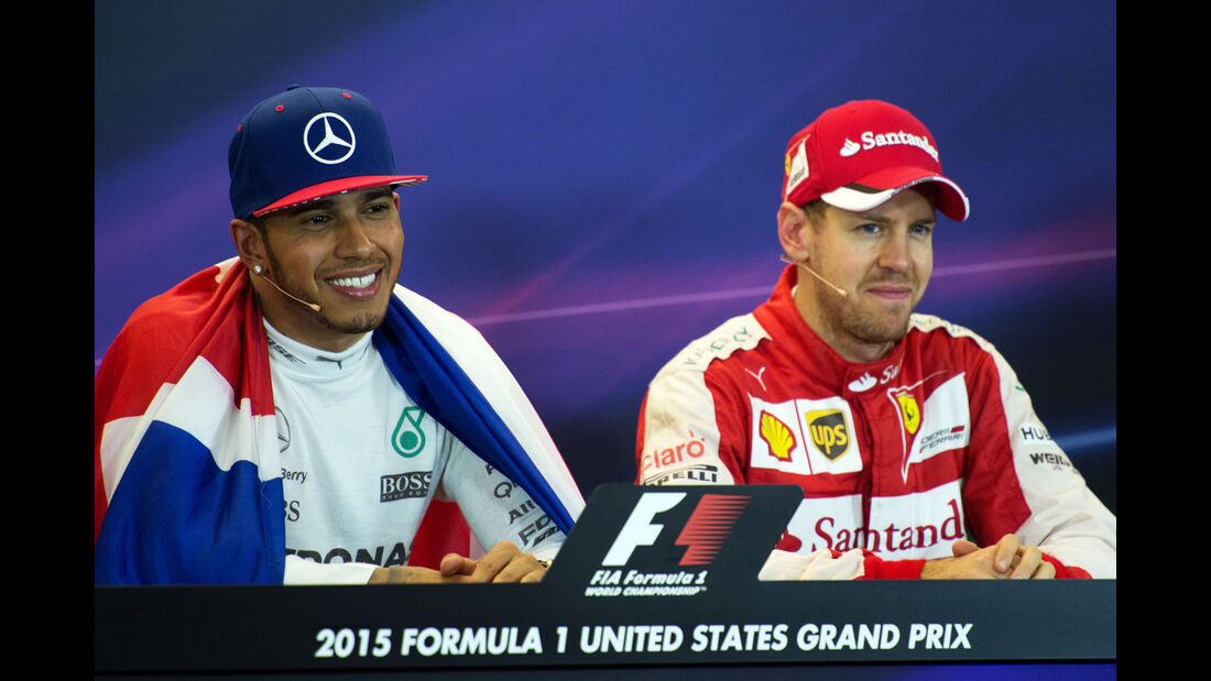 Hamilton & Vettel - GP USA 2015