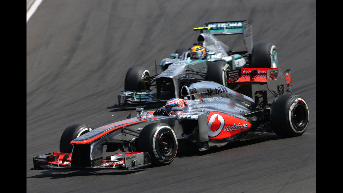 Hamilton vs. Button - Formel 1 - GP Ungarn 2013