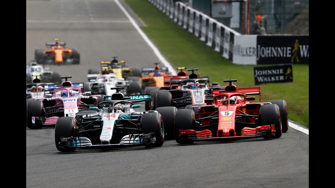 Hamilton vs. Vettel - Formel 1 - GP Belgien 2018