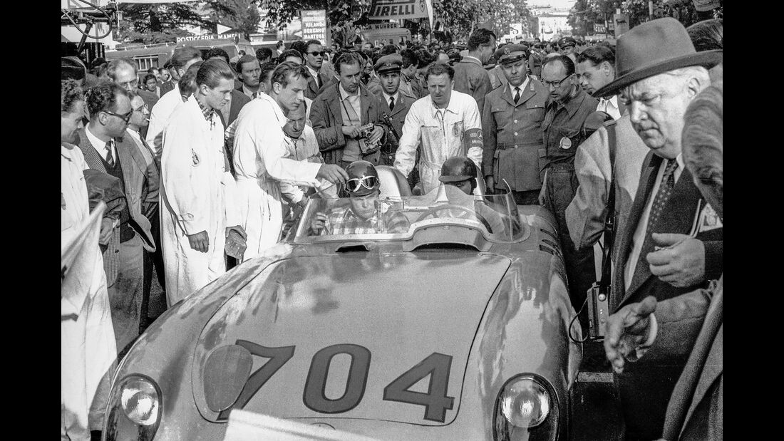Hans Herrmann - Mille Miglia - 1955