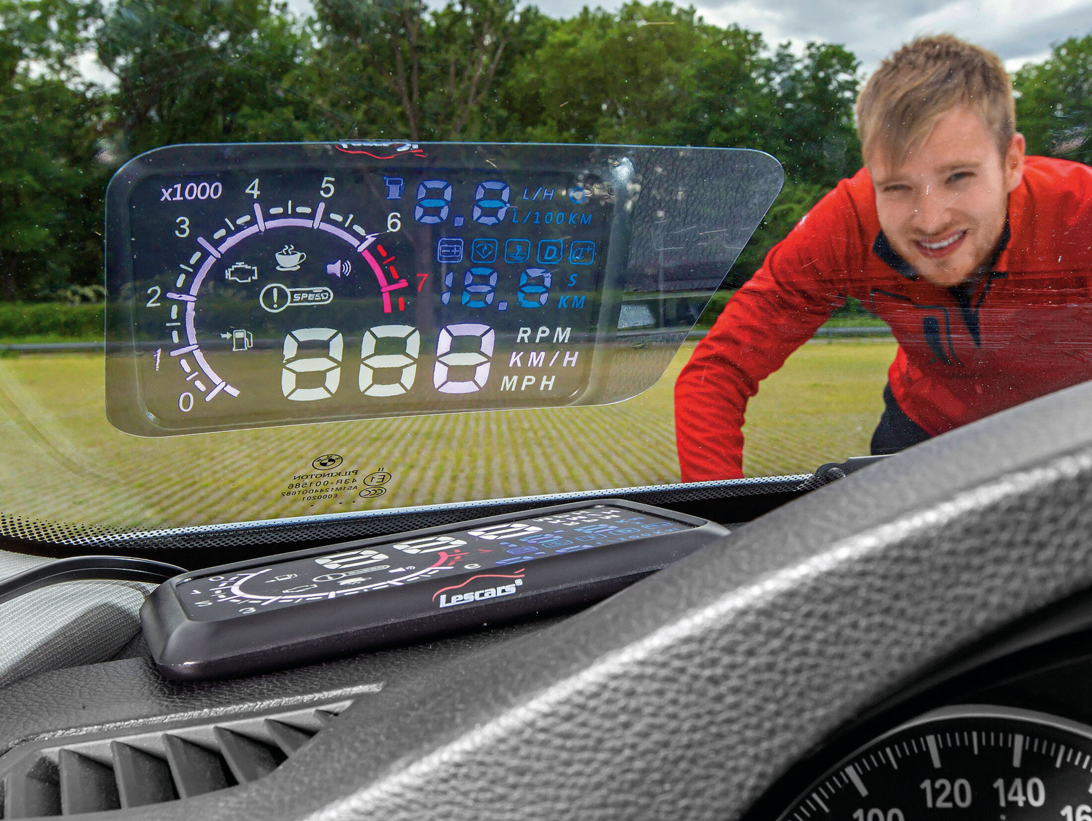 Auto Geschwindigkeit Projektor windschutzscheibe head up display