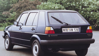 Heckansicht VW Golf II