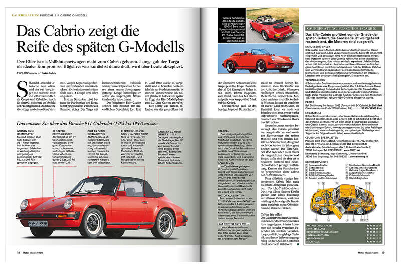 Heftvorschau Motor Klassik 01/2015