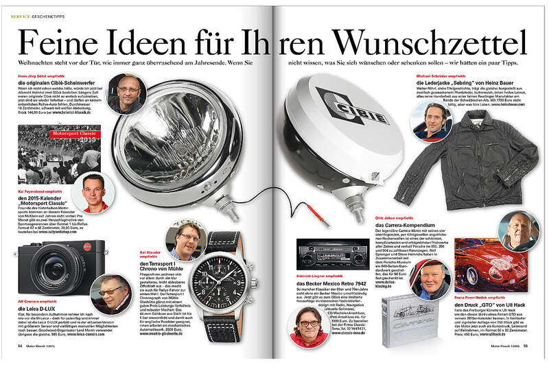 Heftvorschau Motor Klassik 01/2015