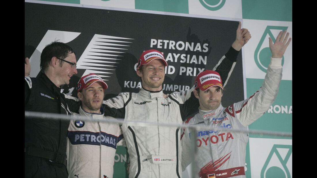 Heidfeld - Button - Glock - GP Malaysia 2009