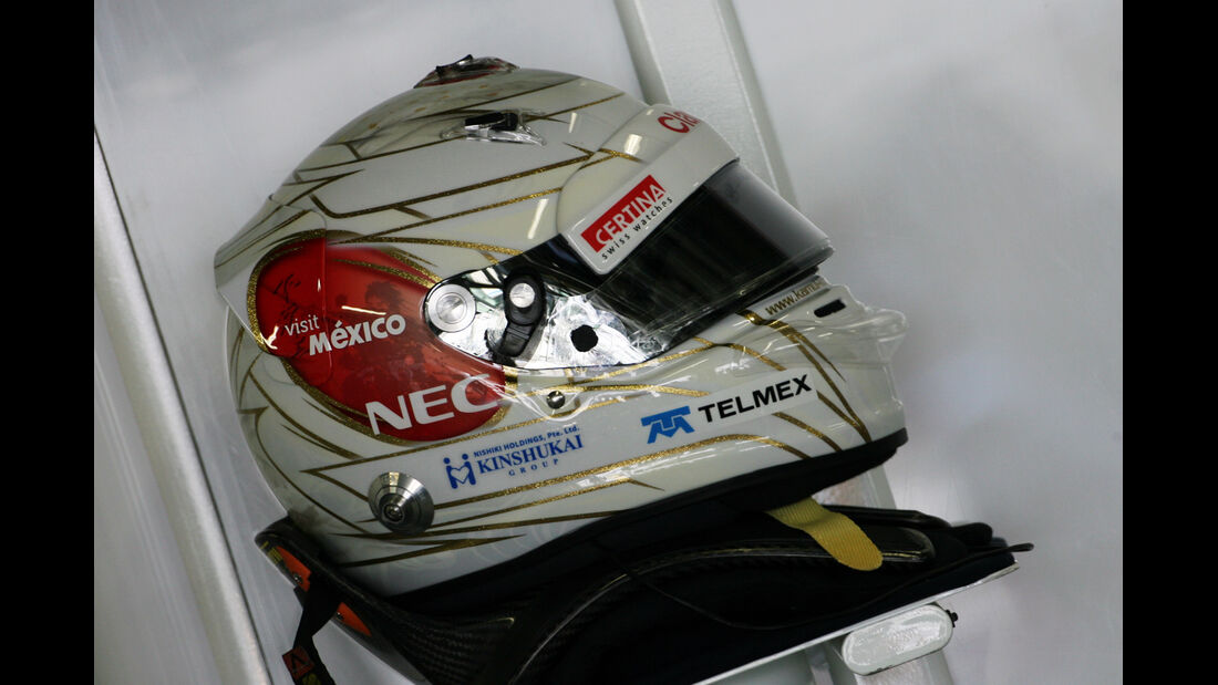 Helm - Kamui Kobayashi - Formel 1 - GP Japan - Suzuka - 5. Oktober 2012