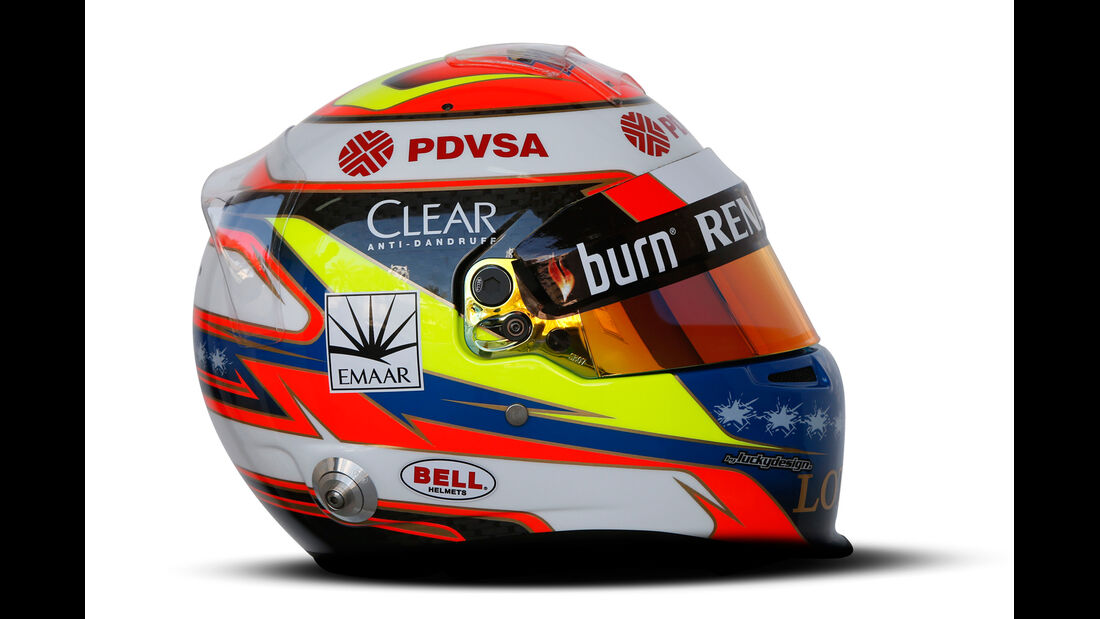 Helm Pastor Maldonado - Formel 1 2014