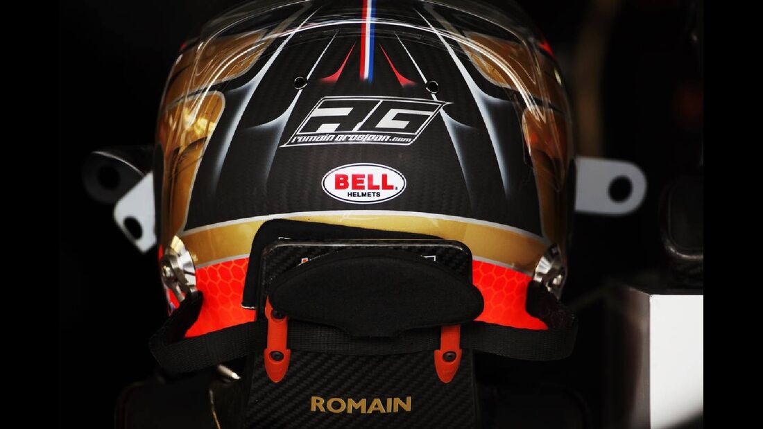 Helm Romain Grosjean - Formel 1 - GP Deutschland - 21. Juli 2012