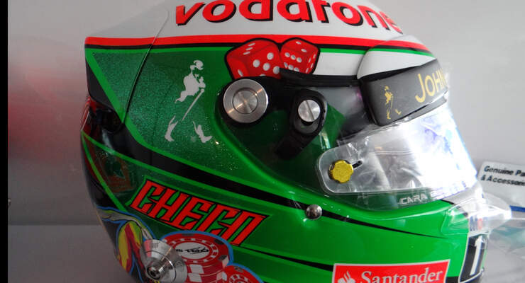 Helm Sergio Perez - Formel 1 - GP Monaco - 24. Mai 2013