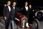 Helmut Käs, Head of BMW Group Classic, and Wilhelm Schmid CEO A. Lange & Söhne (sponsor), with the presenter of the owner family, Auriga Collection