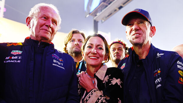 Helmut Marko, Amanda Smerczak & Adrian Newey - Red Bull - Formel 1 - 2024