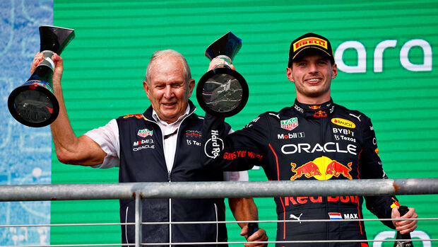 Helmut Marko & Max Verstappen - GP Mexiko 2022