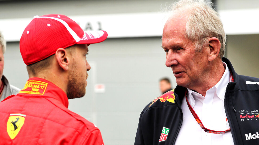 Helmut Marko & Sebastian Vettel - F1 2019