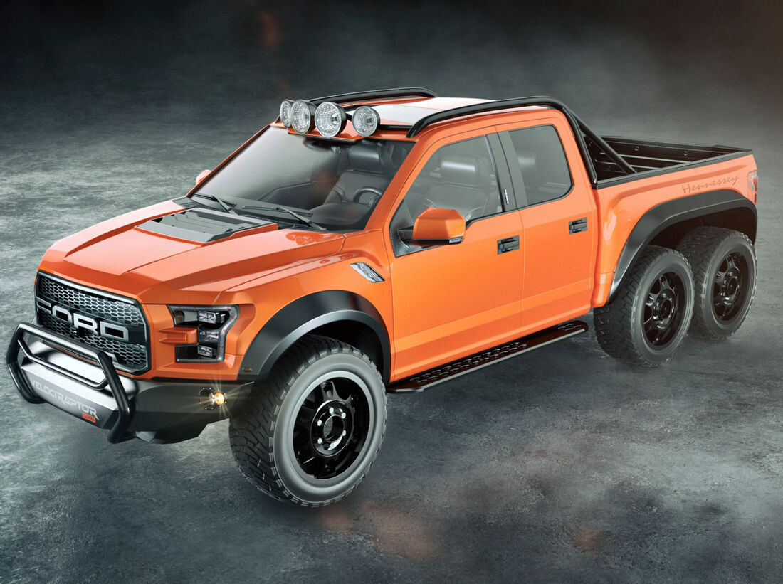 Hennessey Velociraptor 6x6 Ford Raptor Mit 6 Rädern Auto Motor Und Sport