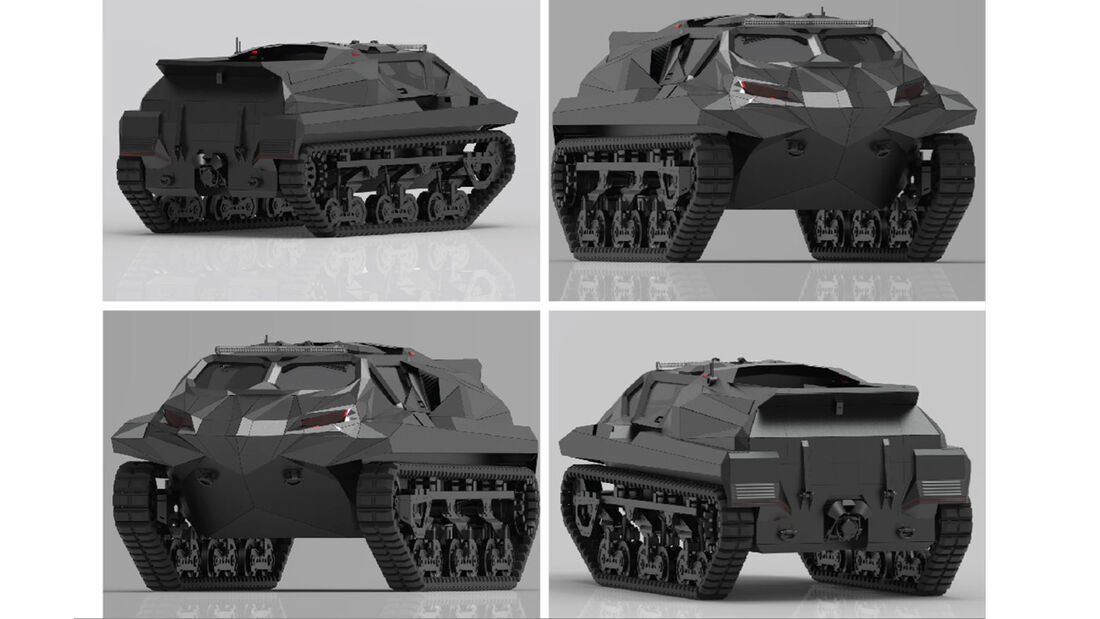 Highland Systems Storm Allterrain Panzer Militär Amphibienfahrzeug