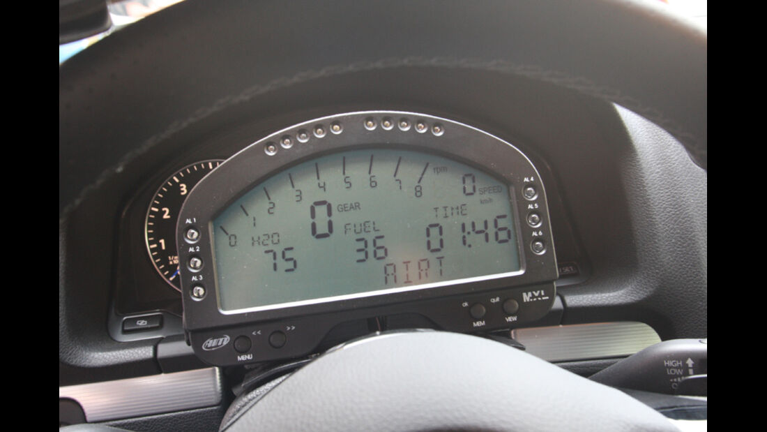 Highspeed-Test, Nardo, ams1511, 391km/h, Mathilda VW Scirocco R, Detail, Tacho