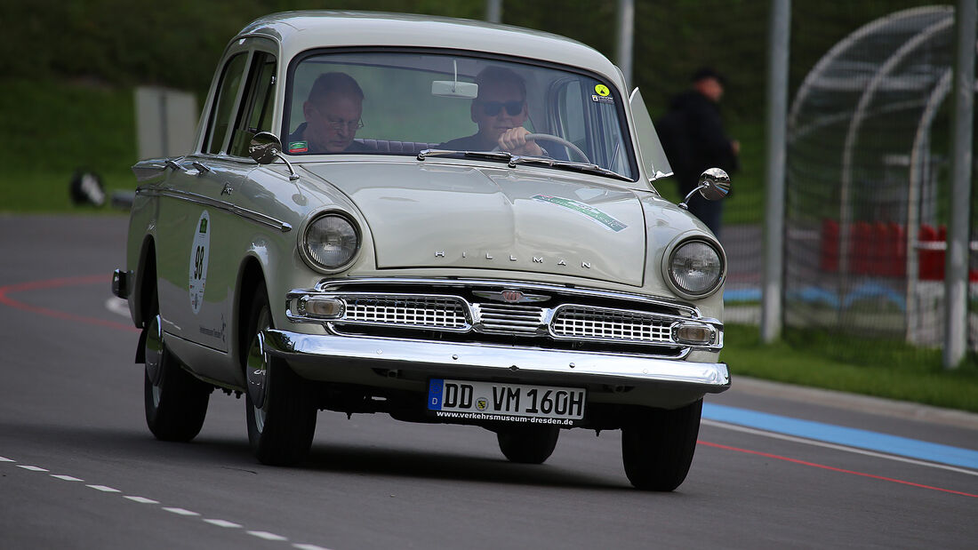 Hillman Minx und Singer Gazelle bei der Sachsen Classic 2014