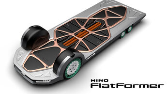 Hino Flatformer Elektro-Skateboard Nutzfahrzeuge