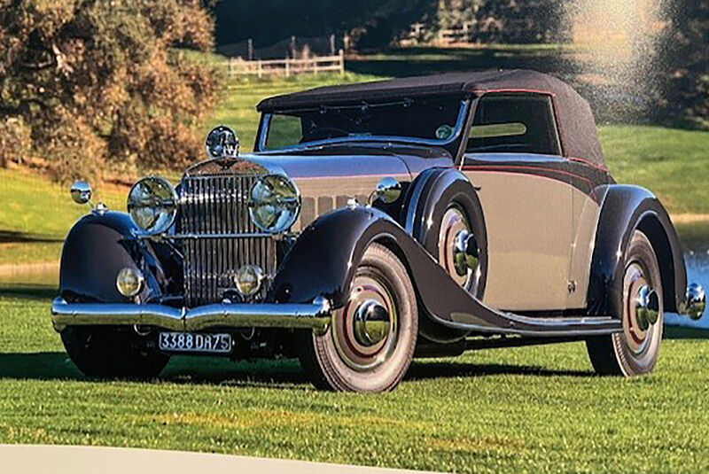 Hispano-Suiza J12 Vanvooren Cabriolet Feuer Brand Monterey Car Week