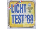 Historische Licht-Test-Plakette