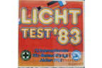 Historische Licht-Test-Plakette