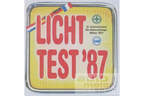 Historische Licht-Test-Plakette