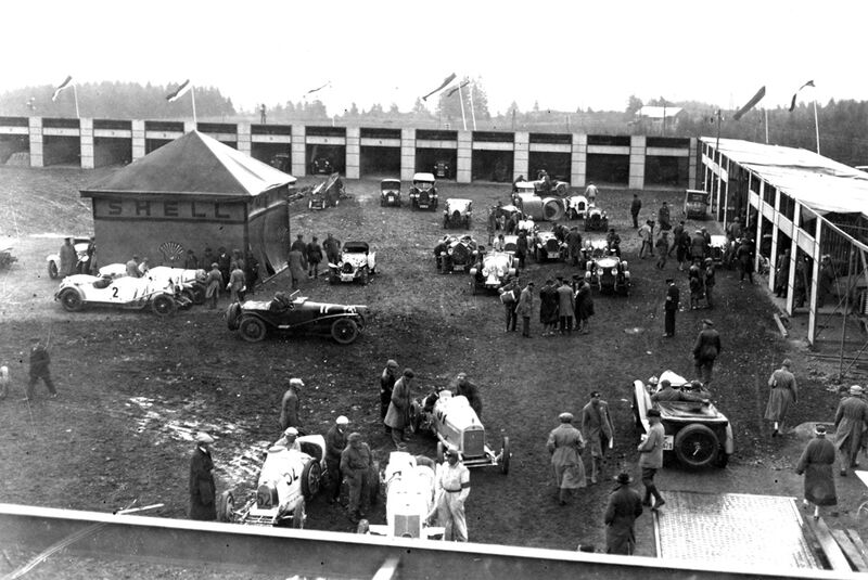 Historisches Fahrerlager 1927