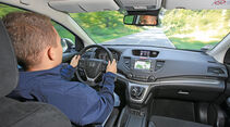 Honda CR-V 1.6 i-DTEC 2WD, Cockpit, Fahrersicht