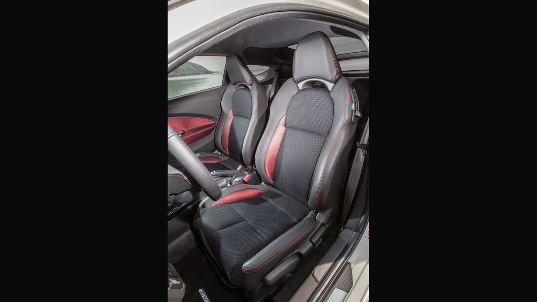 Honda CR-Z, Fahrersitz