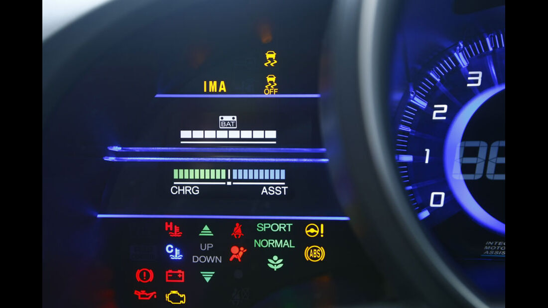 Honda CR-Z GT, Instrumente, Display