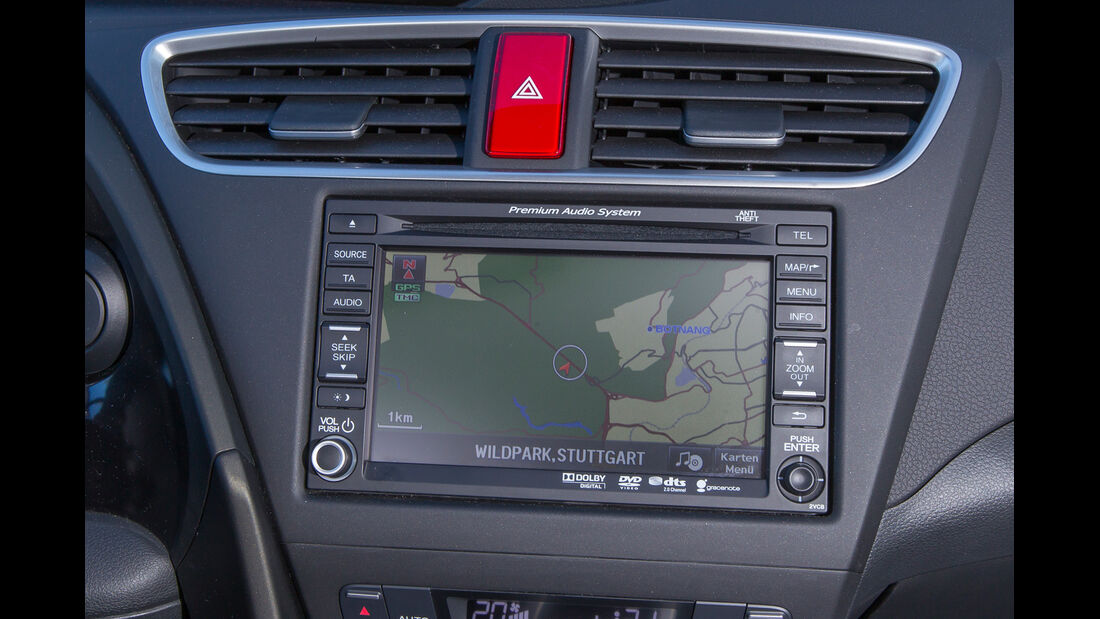 Honda Civic 1.6 i-DTEC, Navi, Bildschirm