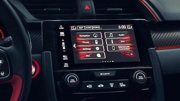 Honda Civic Type R 2017, Infotainment