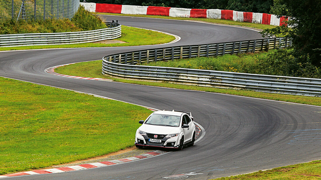 Honda Civic Type R, Frontansicht, Nürburgring